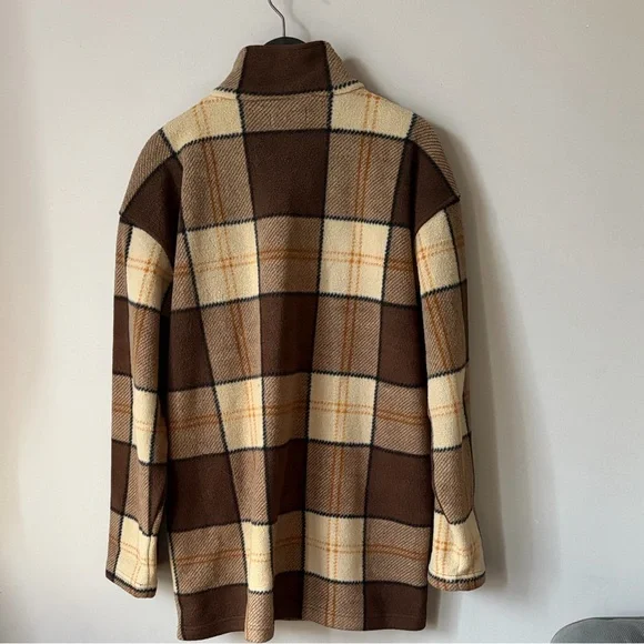 Vintage Lauren Ralph Lauren Oversized 1/4 Zip Fleece Jacket